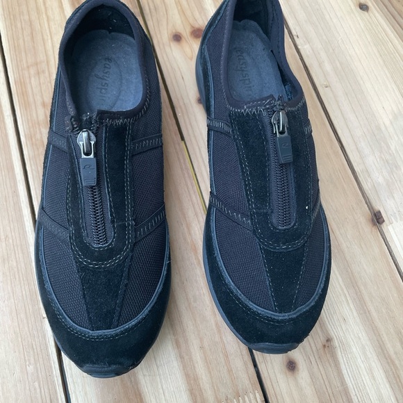 Easy Spirit Black Sneakers Mesh Slip-On - Picture 2 of 4